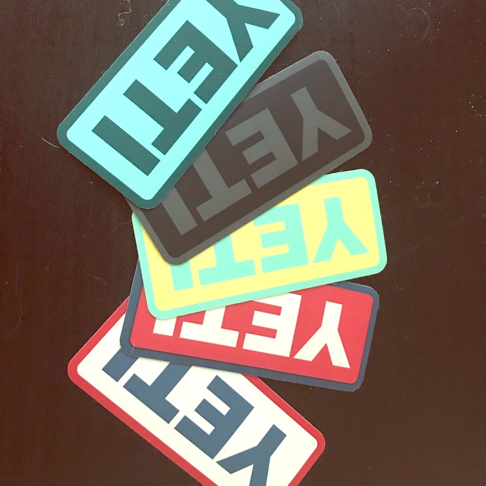 Yeti sticker pack